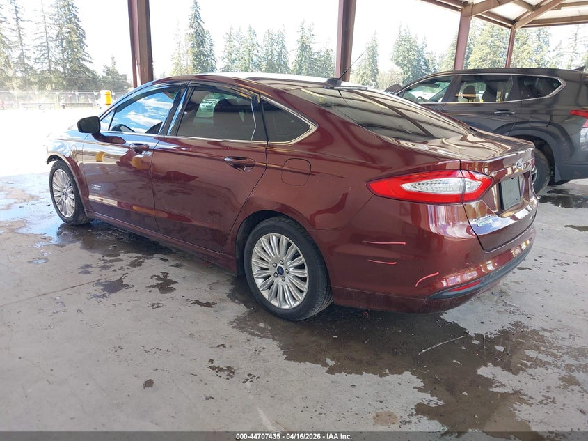 2016 Ford Fusion Energi Se Luxury