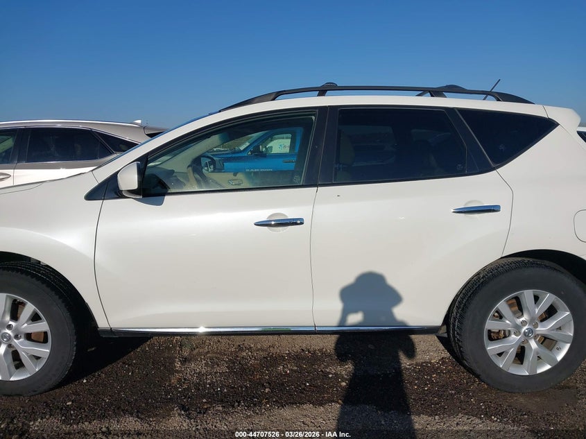 2013 Nissan Murano Sl VIN: JN8AZ1MU2DW212824 Lot: 44707526