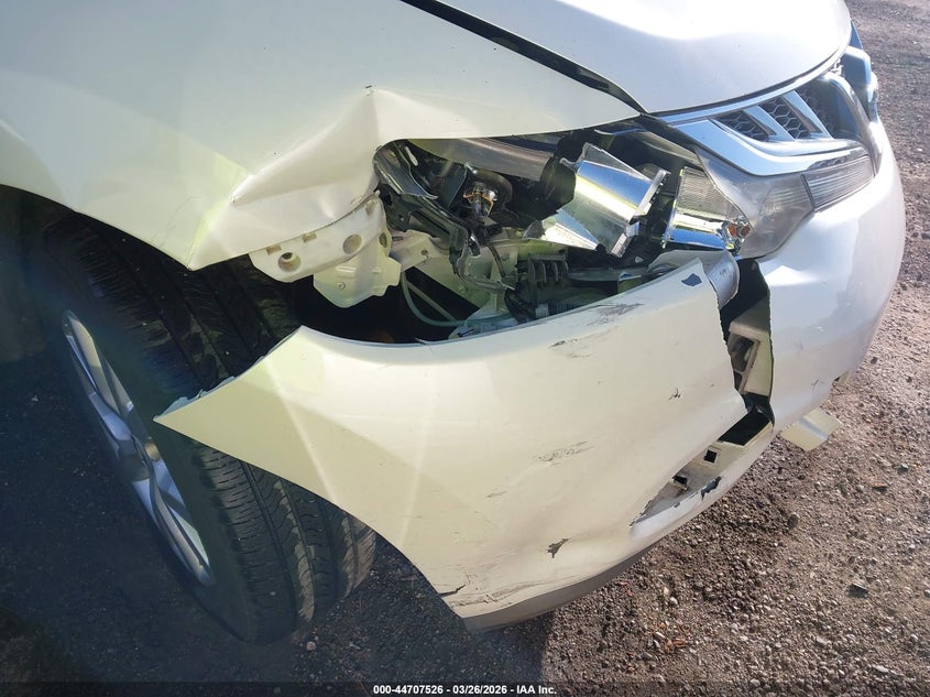 2013 Nissan Murano Sl VIN: JN8AZ1MU2DW212824 Lot: 44707526