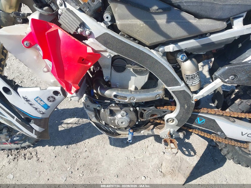 2017 Yamaha Yz250 F VIN: JYACG39C6HA005048 Lot: 44707724