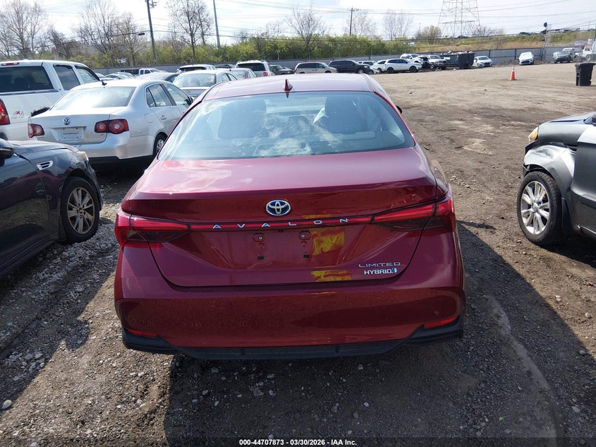 2021 Toyota Avalon Limited Hybrid VIN: 4T1DA1AB5MU006133 Lot: 44707873