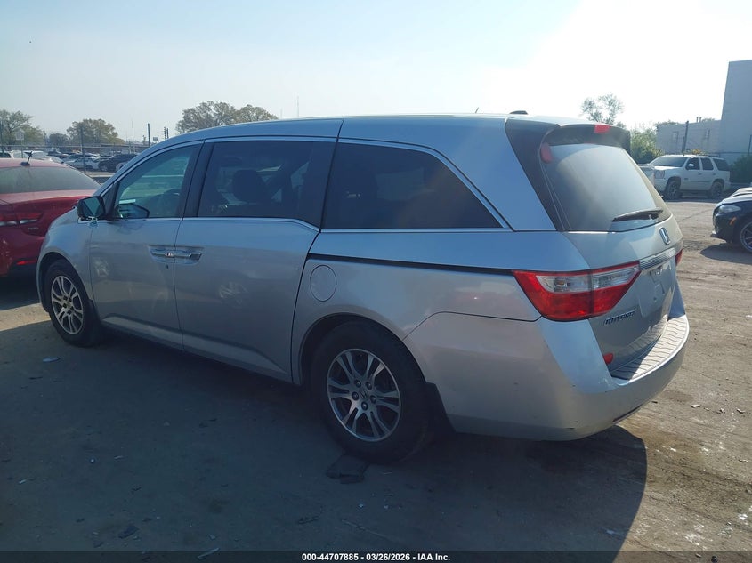 2012 Honda Odyssey 3.5 Ex-L silver Lot 111044707885 Vin 5FNRL5H67CB003407