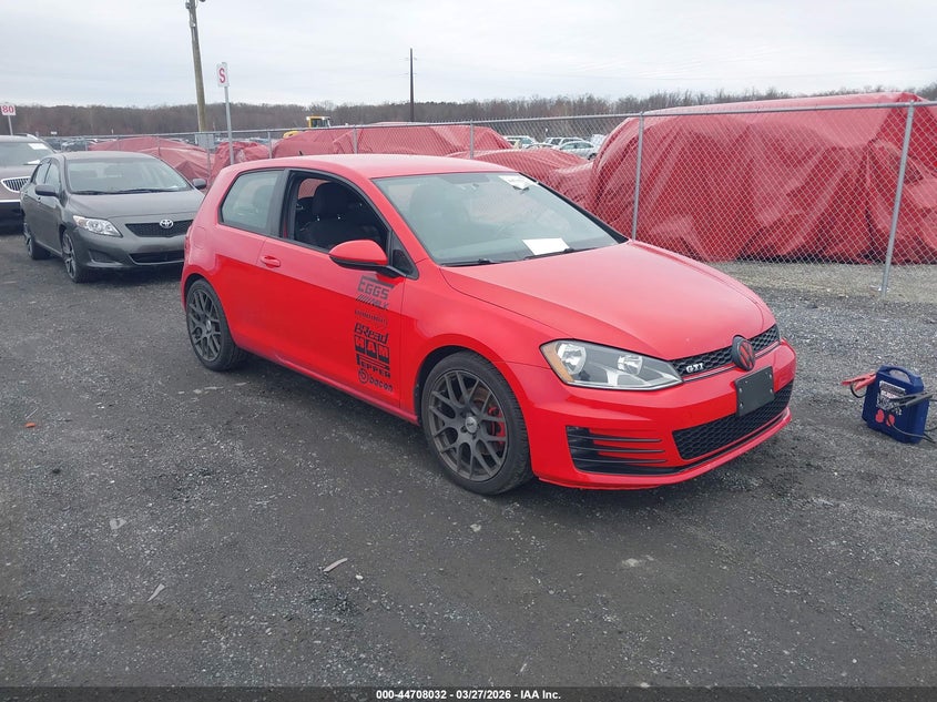 2015 Volkswagen Golf Gti 2.0T S 2-Door