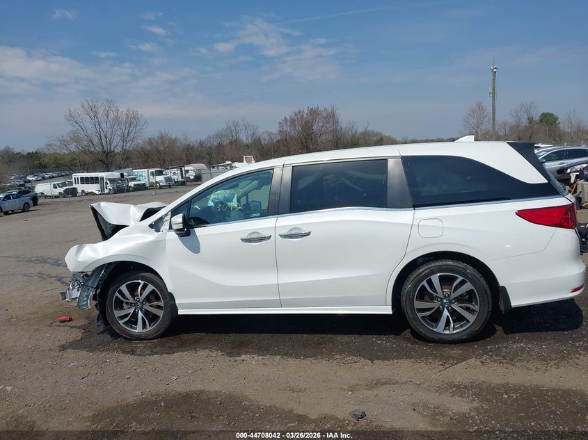 2022 Honda Odyssey Touring VIN: 5FNRL6H86NB026574 Lot: 44708042