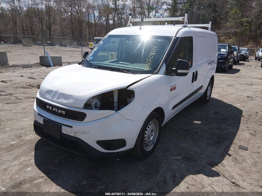 Vin: zfbhrfab5n6w85275, lot: 45205242, ram promaster city cargo van 20222