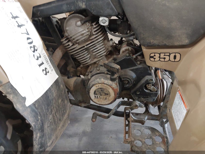 1999 Yamaha Yfm350 Fwb VIN: JY4AH02Y8XA000458 Lot: 44708318