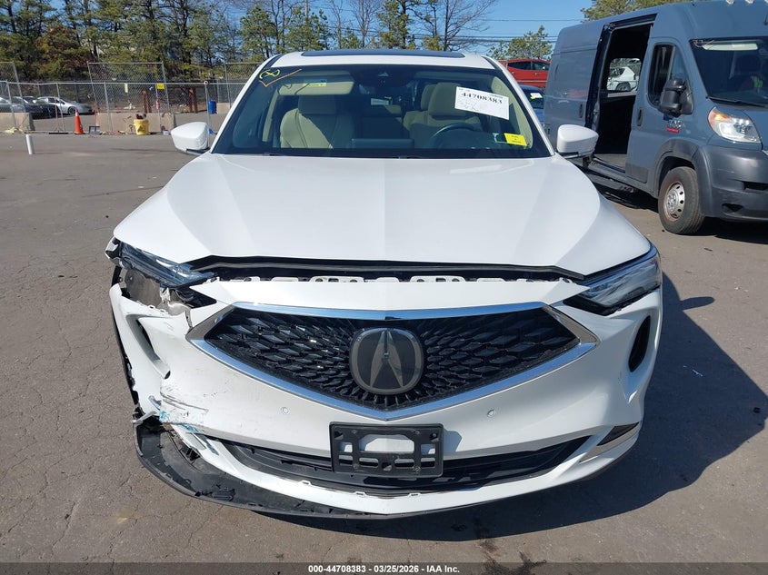 2022 Acura Mdx Technology Package VIN: 5J8YE1H47NL014938 Lot: 44708383