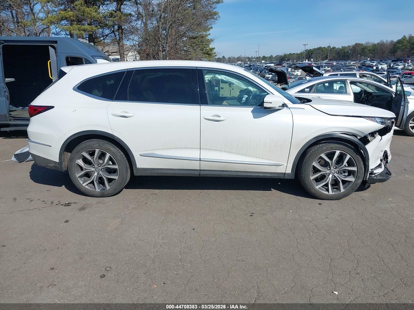 2022 Acura Mdx Technology Package VIN: 5J8YE1H47NL014938 Lot: 44708383