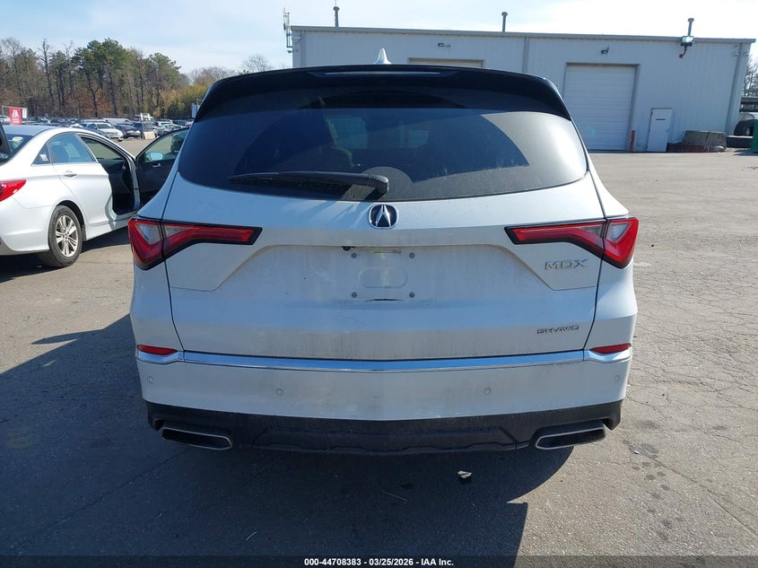 2022 Acura Mdx Technology Package VIN: 5J8YE1H47NL014938 Lot: 44708383