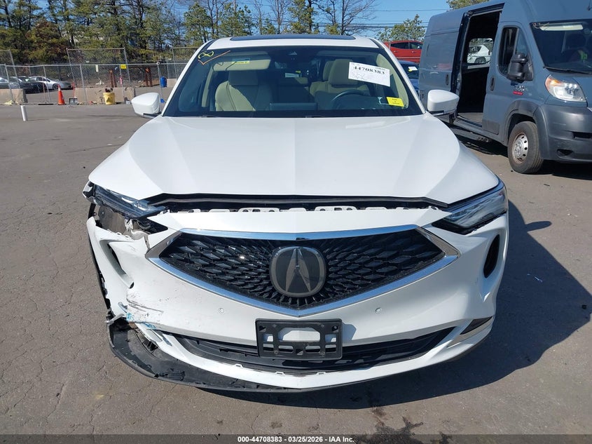 2022 Acura Mdx Technology Package VIN: 5J8YE1H47NL014938 Lot: 44708383