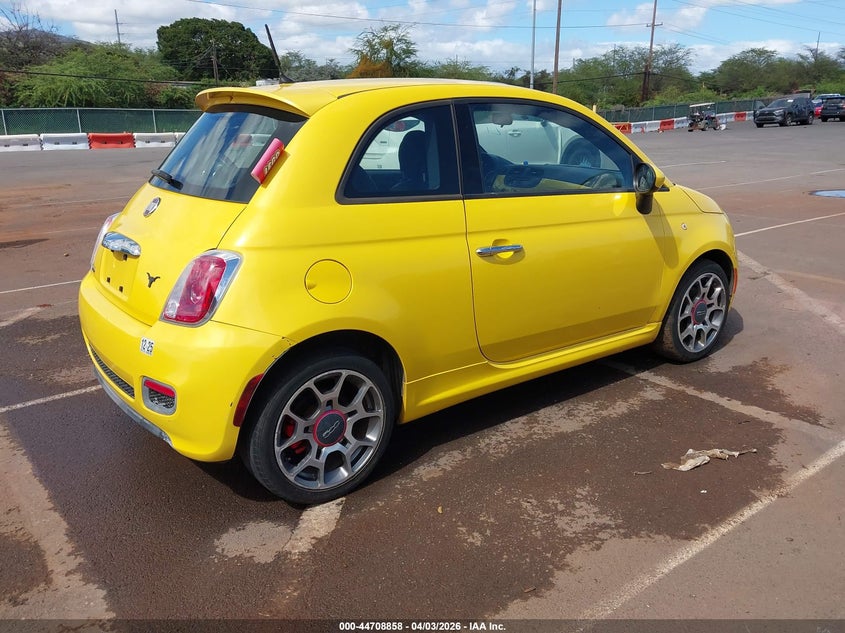 Vin: 3c3cffbr7ft756953, lot: 45205989, fiat 500 sport 20154