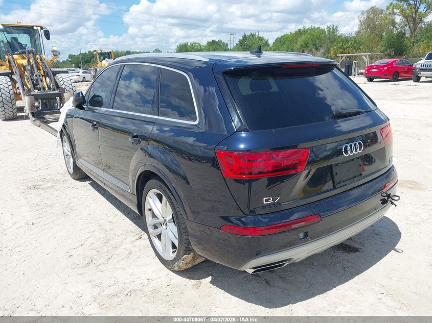 Vin: wa1vaaf71hd017580, lot: 45206198, audi q7 3.0t premium 20173