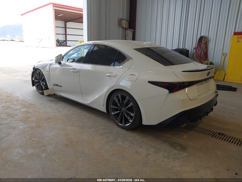 Vin: jthgz1b25n5052340, lot: 45206222, lexus is 350 f sport 20223