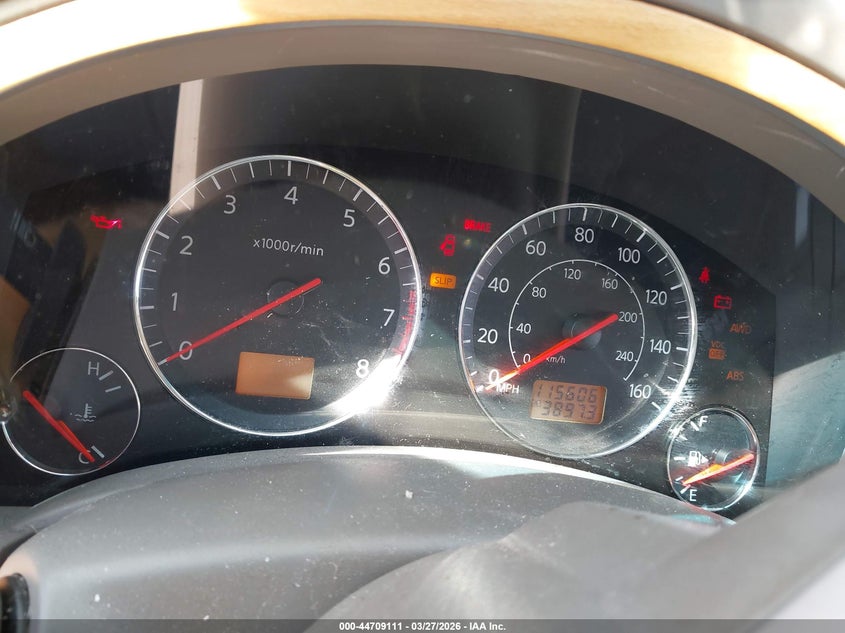 2005 Infiniti Fx35 VIN: JNRAS08W45X220165 Lot: 44709111