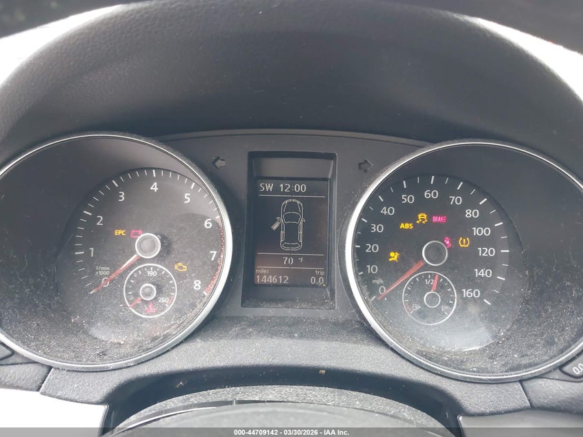 2010 Volkswagen Golf 2-Door VIN: WVWBB7AJXAW287798 Lot: 44709142