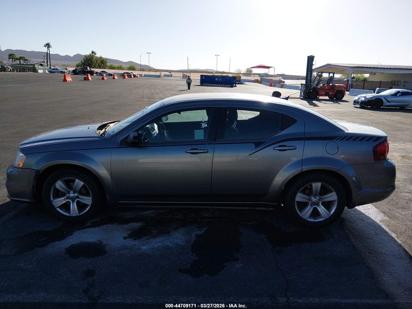 2012 Dodge Avenger 2.4 Se grey Lot 111044709171 Vin 1C3CDZAB3CN185677
