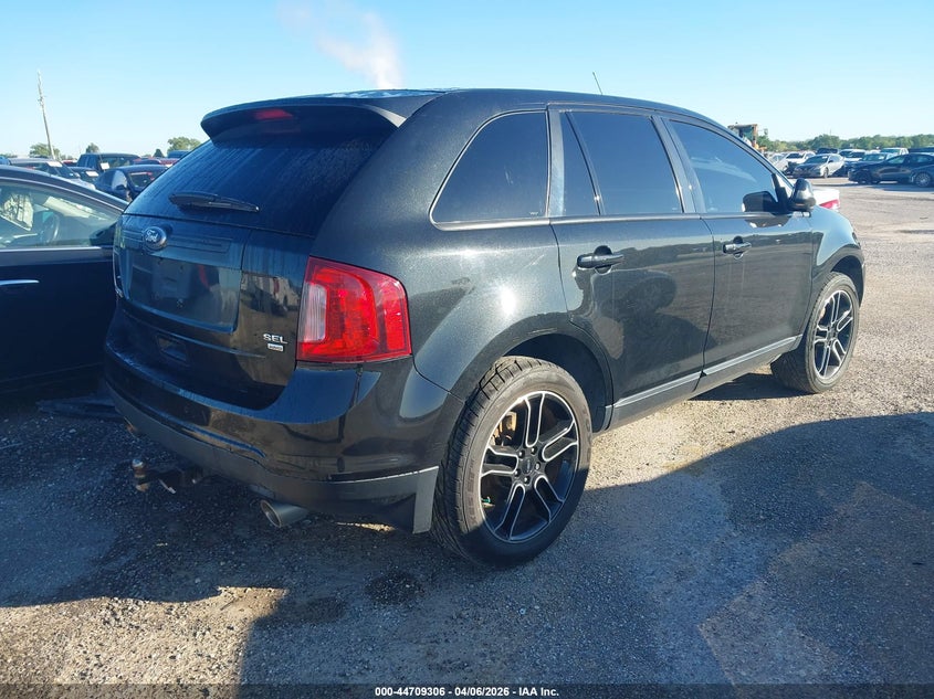 Vin: 2fmdk4jc5ebb58301, lot: 45206437, ford edge sel 20144