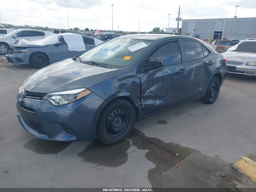 2016 Toyota Corolla Le 5YFBURHE1GP380810 photo 1