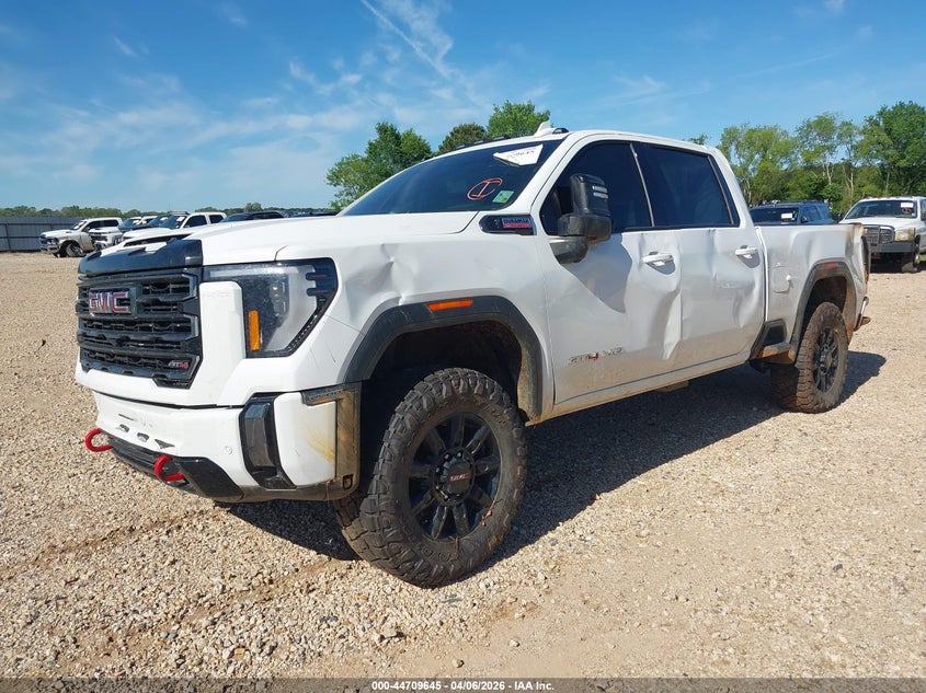 2024 Gmc Sierra 2500Hd 4Wd Standard Bed At4 white Lot 111044709645 Vin 1GT49PEY6RF112553