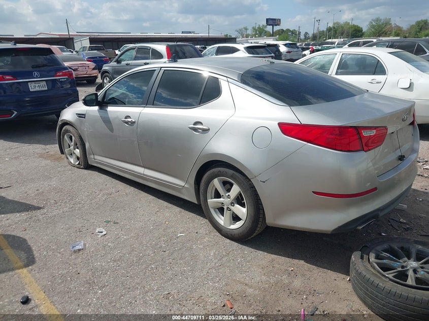 Vin: knagm4a75e5523320, lot: 45206842, kia optima lx 20143