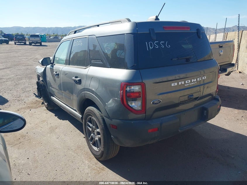 Vin: 3fmcr9bn7sre22796, lot: 45207167, ford bronco sport big bend 20253