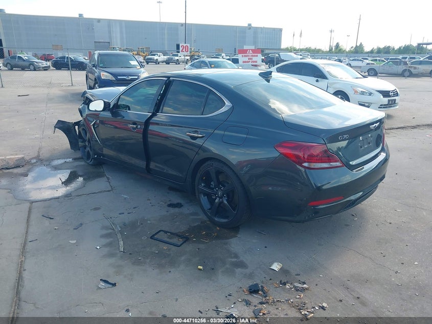 Vin: kmtg44la2lu045471, lot: 45207387, genesis g70 2.0t rwd 20203