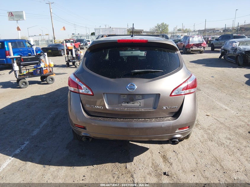 2013 Nissan Murano Sv VIN: JN8AZ1MW3DW315428 Lot: 44710337