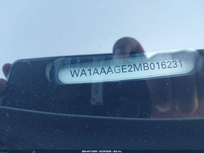 2021 Audi E-Tron Premium Quattro VIN: WA1AAAGE2MB016231 Lot: 44710350