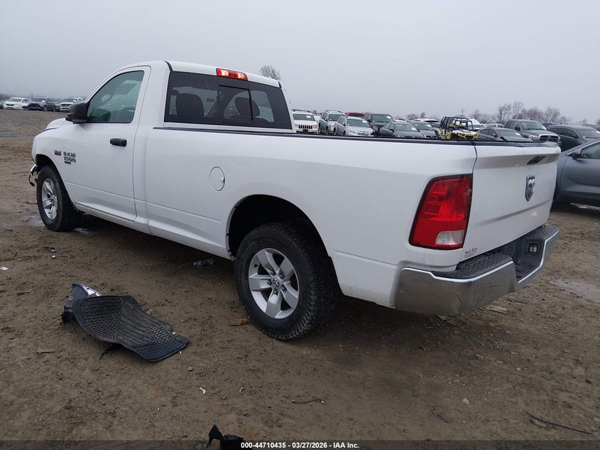 Vin: 3c6jr6dtxkg506832, lot: 45207566, ram 1500 classic tradesman  4x2 8' box 20193