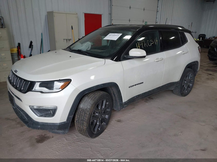 Vin: 3c4njdcb5lt256651, lot: 45207645, jeep compass high altitude 4x4 20202