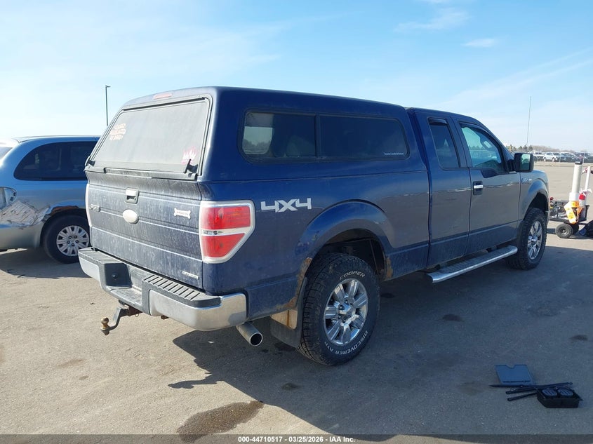 2012 Ford F-150 5.0 Xlt blue Lot 111044710517 Vin 1FTFX1EF0CFB15434