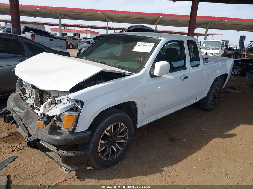 2012 Chevrolet Colorado 3.7 Work Truck white Lot 111044710571 Vin 1GCESBFE2C8139759