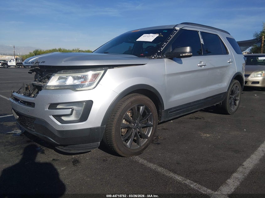 Vin: 1fm5k7d89hga27642, lot: 45207883, ford explorer xlt 20172