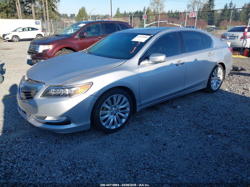 2014 Acura RLX 3.5 Rlx silver Lot 111044710964 Vin JH4KC1F52EC004533