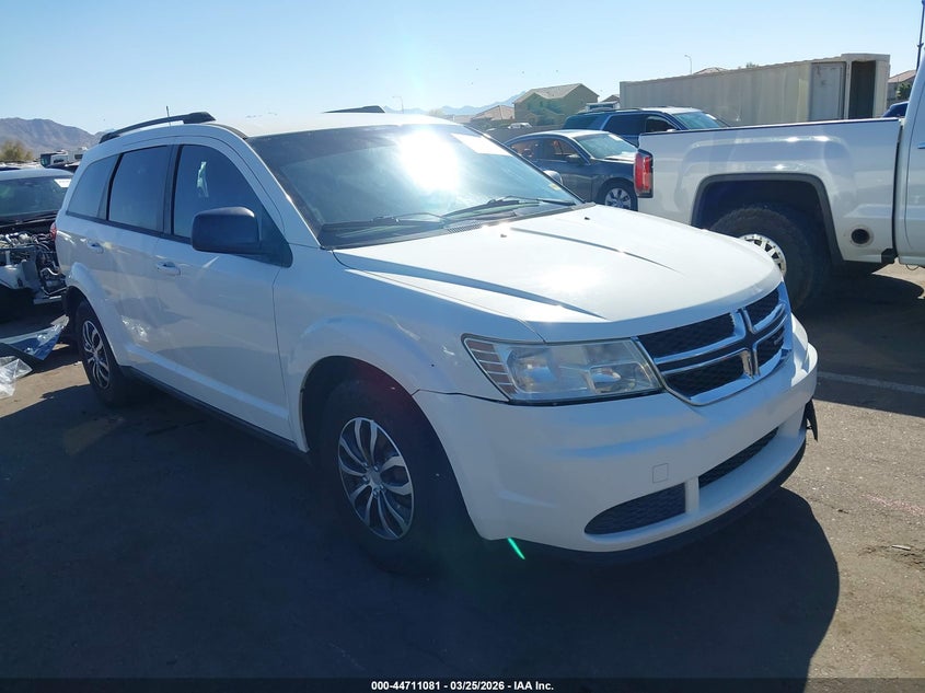 2012 Dodge Journey 2.4 Se/Avp white Lot 111044711081 Vin 3C4PDCAB7CT229612