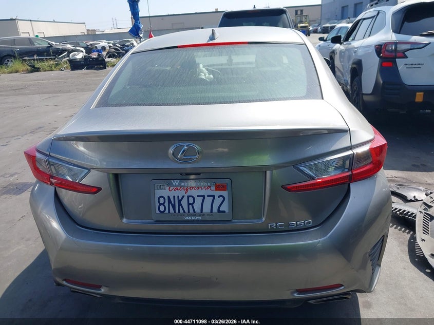 2016 Lexus Rc 350 VIN: JTHHE5BC7G5013204 Lot: 44711098