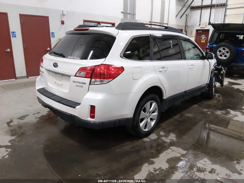 Vin: 4s4brbkc0b3394890, lot: 45208470, subaru outback 2.5i limited 20114