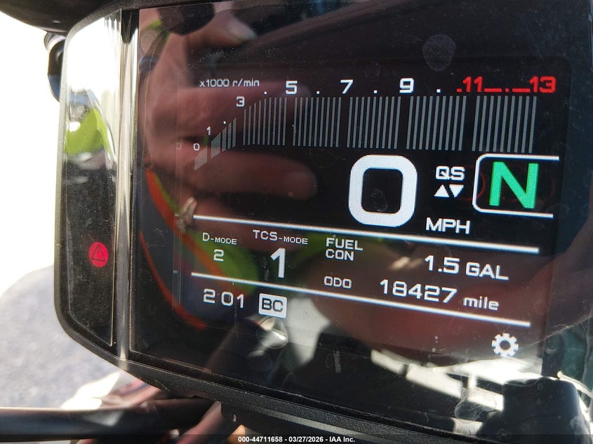 2023 Yamaha Mt09 D VIN: JYARN72E2PA001371 Lot: 44711658