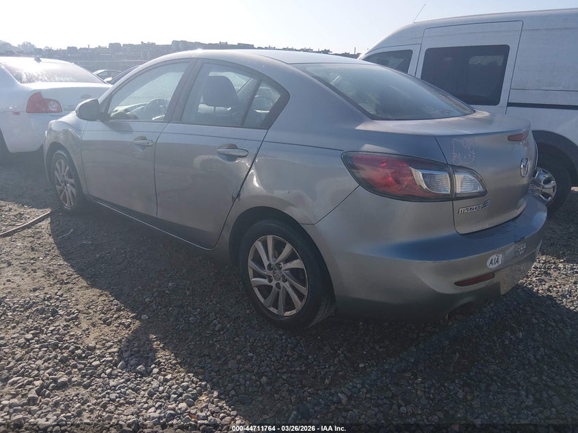 2012 Mazda 3 2.0 I Grand Touring silver Lot 111044711764 Vin JM1BL1W70C1590886