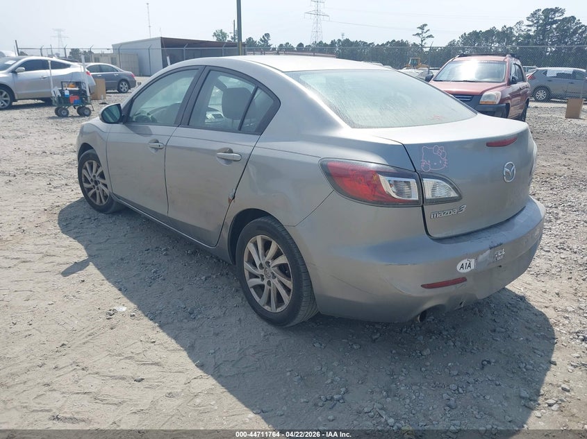 Vin: jm1bl1w70c1590886, lot: 45208895, mazda mazda3 i grand touring 20123
