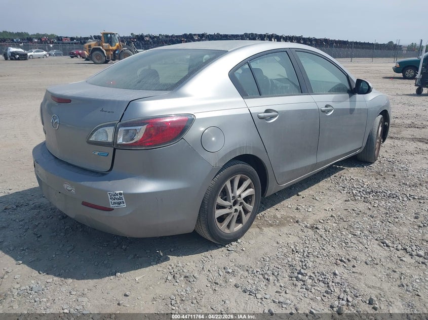 Vin: jm1bl1w70c1590886, lot: 45208895, mazda mazda3 i grand touring 20124