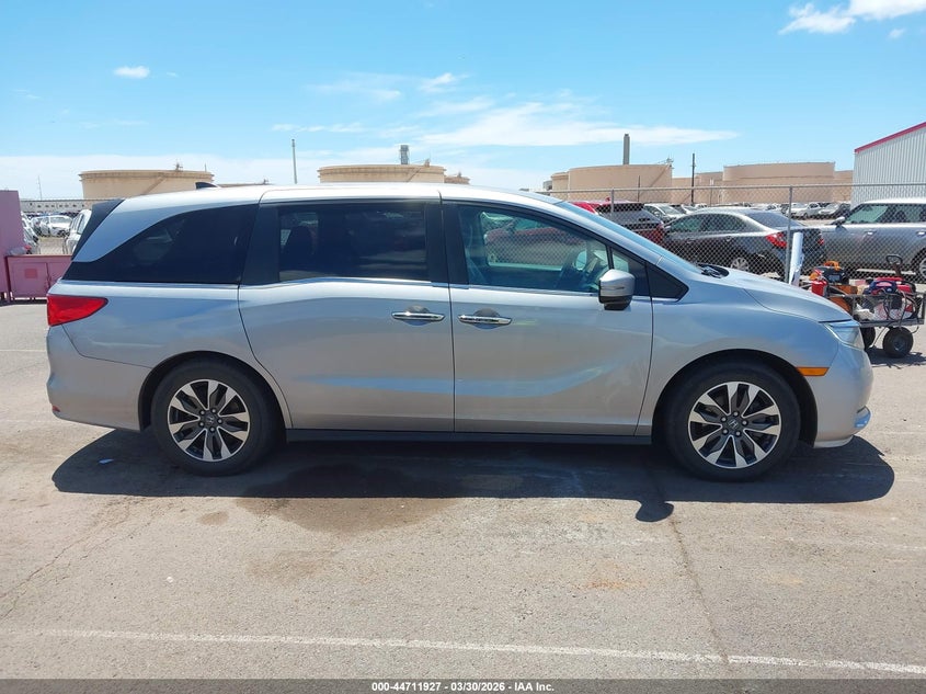 2022 Honda Odyssey Ex-L VIN: 5FNRL6H77NB029216 Lot: 44711927