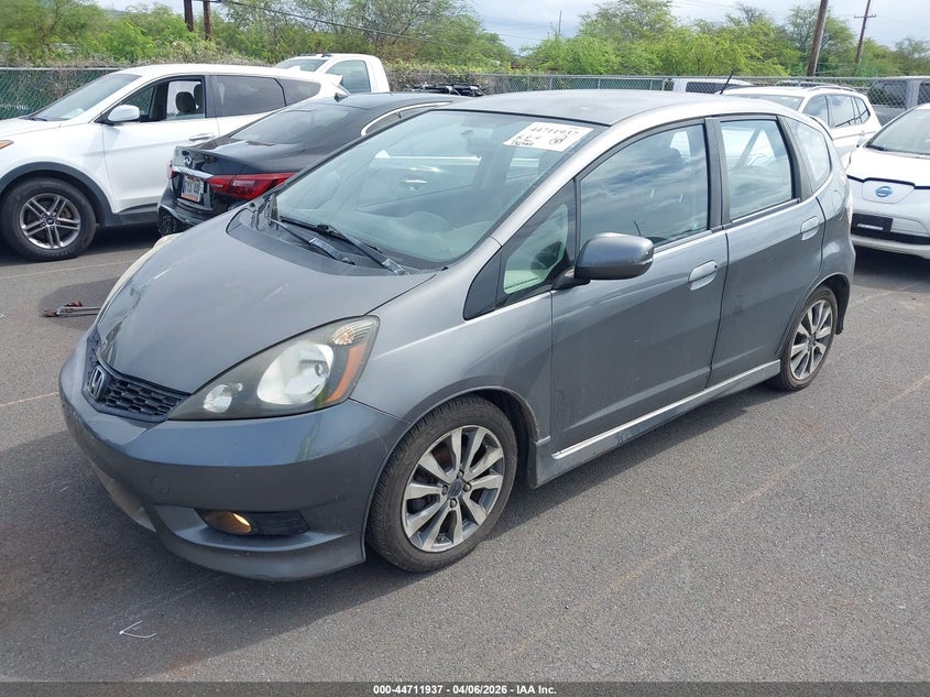 2012 Honda Fit 1.5 Sport grey Lot 111044711937 Vin JHMGE8H66CC024554