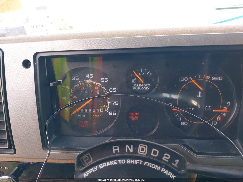 1993 Chevrolet G20 VIN: 1GBEG25K7PF344959 Lot: 44711953