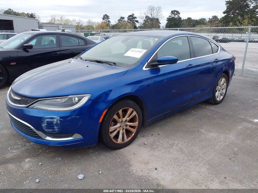 Vin: 1c3cccab7gn166121, lot: 45209108, chrysler 200 limited 20162