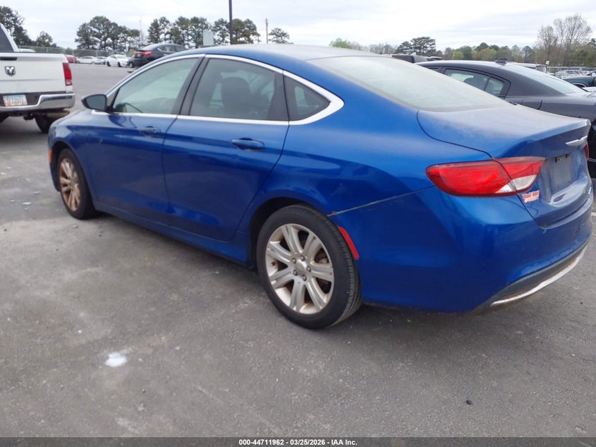 Vin: 1c3cccab7gn166121, lot: 45209108, chrysler 200 limited 20163