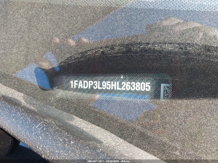 2017 Ford Focus St VIN: 1FADP3L95HL263805 Lot: 44711971