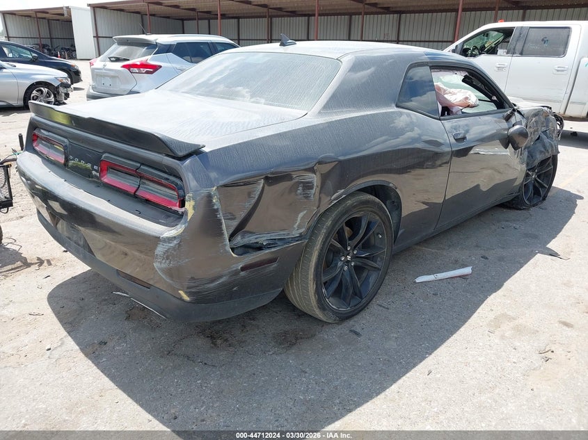 Vin: 2c3cdzag9jh334059, lot: 45209170, dodge challenger sxt plus 20184
