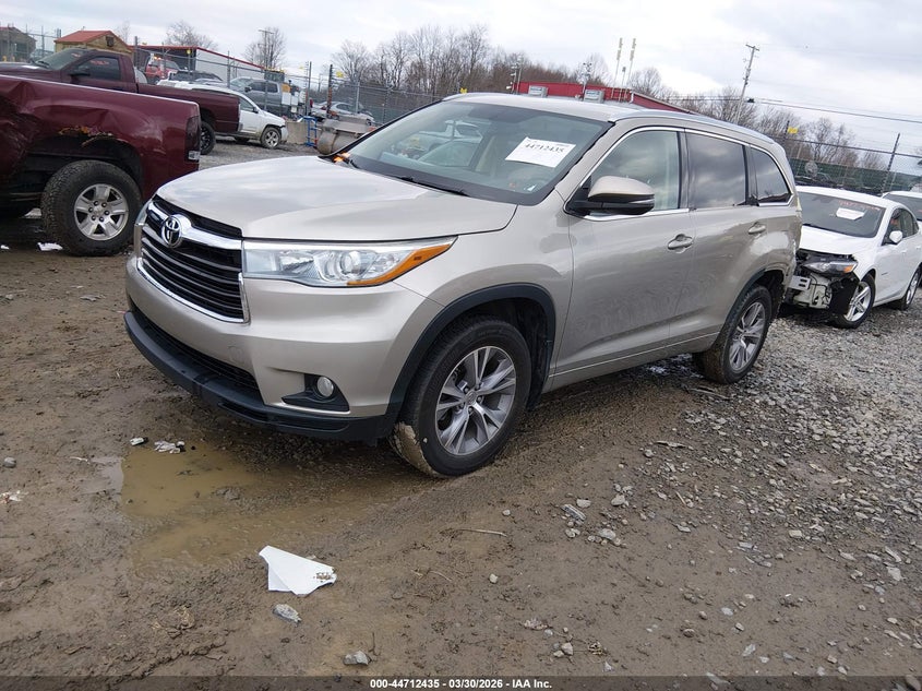 2015 Toyota Highlander Xle V6