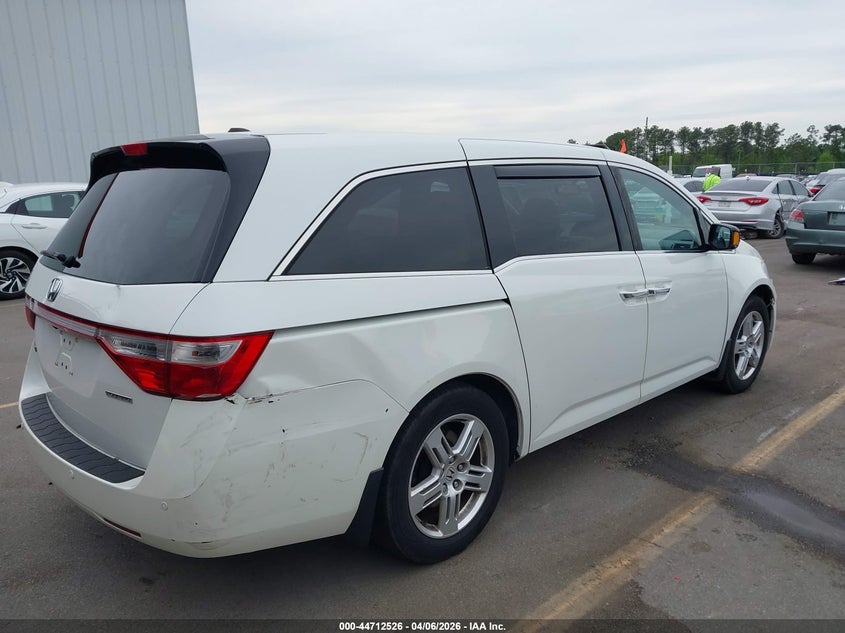 Vin: 5fnrl5h9xcb078063, lot: 45209676, honda odyssey touring/touring elite 20124